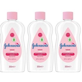 Johnson's Baby 3'lü 300 ml Bebek Yağı