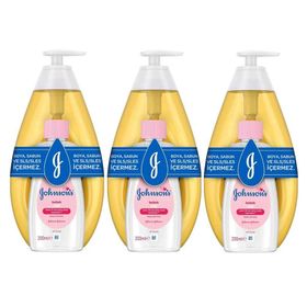 Johnson's Baby 3'lü Set Klasik 750 ml Bebek Şampuanı + 200 ml Bebek Yağı