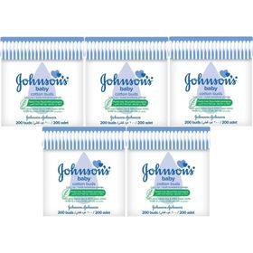 Johnson's Baby 5x200 Adet Kulak Temizleme Çubuğu