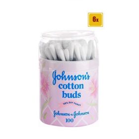 Johnson's Baby 6'lı 100 Adet Kulak Temizleme Çubuğu