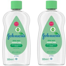 Johnson's Baby Aloe Veralı 2x300 ml Bebek Yağı