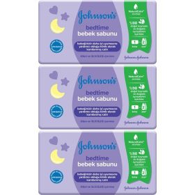 Johnson's Baby Bedtime 3x90 gr Natural Bebek Sabunu