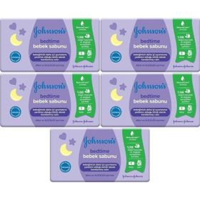 Johnson's Baby Bedtime 5x90 gr Natural Bebek Sabunu