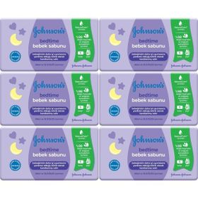 Johnson's Baby Bedtime 6x90 gr Natural Bebek Sabunu