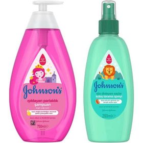 Johnson's Baby Işıldayan Parlaklık 750 ml Şampuan + 200 ml Kolay Tarama Spreyi