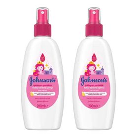 Johnson's Baby Işıldayan Parlaklık Serisi 2x200 ml Kolay Tarama Spreyi