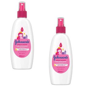 Johnson's Baby Işıldayan Parlaklık Serisi 2x200 ml Kolay Tarama Spreyi