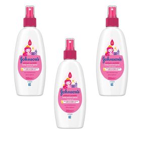 Johnson's Baby Işıldayan Parlaklık Serisi 3x200 ml Kolay Tarama Spreyi