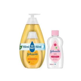 Johnson´s Baby Johnsons Baby Bebek Şampuanı 750ml + Bebek Yağı 200ml (2 Li Set) 100600055075M50X2