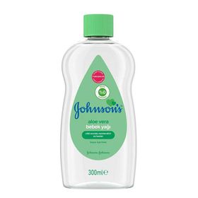 Johnson's Baby Oil Aloe Vera 300 ml Yeşil Nemlendirici Bebek Yağı