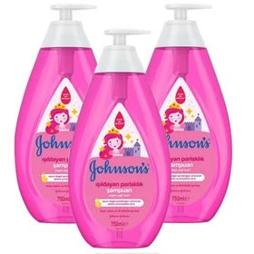 Johnson's Işıldayan Parlaklık Serisi 750 ml x 3 Adet Şampuan