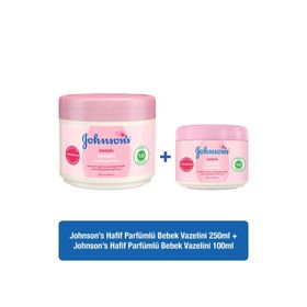 johnson's Yoğun 250 ml Nemlendirici ve Besleyici Vazelin + 100 ml El ve Tırnak Bakım Kremi