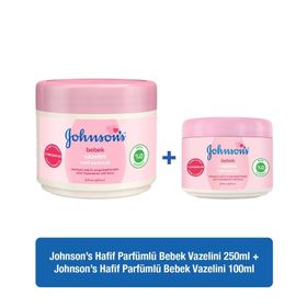 johnson's Yoğun 250 ml Nemlendirici ve Besleyici Vazelin + 100 ml El ve Tırnak Bakım Kremi