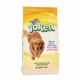 Joker Kuzu Etli Pirinçli Kuru 3 kg Köpek Maması