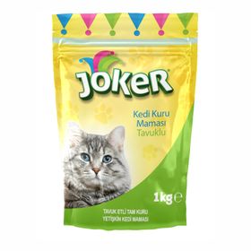 Joker Tavuk Etli Tam Kuru 1 kg Yetişkin Kedi Maması