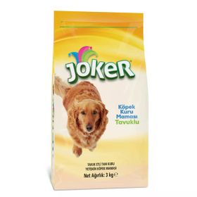 Joker Tavuk Etli Tam Kuru 3 kg Yetişkin Köpek Maması