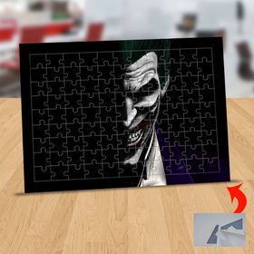 JOKERARTWORK5K Siyah Beyaz Joker 99 Parça Puzzle Yapboz Tablo