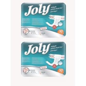 Jolly Belbantlı Büyük Boy 2x30 Adet Hasta Bezi