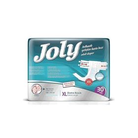 Jolly Esnek Bel Bantlı Yetişkin XL 30 Adet Hasta Bezi
