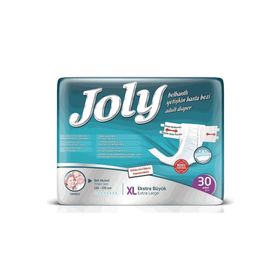 Jolly Esnek Bel Bantlı Yetişkin XL 30 Adet Hasta Bezi