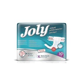 Jolly Esnek Bel Bantlı Yetişkin XL 30 Adet Hasta Bezi