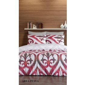 Jolly Home 4 Mevsim Çift Kişilik Kapitoneli Arya Fuşya Nevresim Takımı