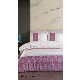 Jolly Home 4 Mevsim Çift Kişilik Kapitoneli Sima Gül Kurusu Nevresim Takımı