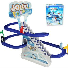 Jolly Pilli Çılgın Merdivenli Kayan Penguenler