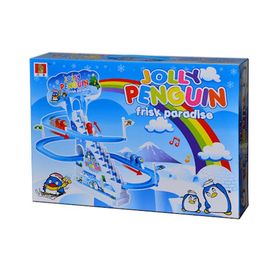 Jolly Pilli Çılgın Merdivenli Kayan Penguenler