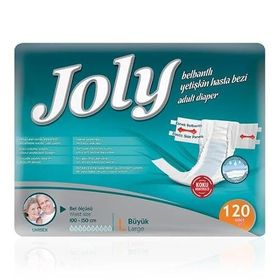 Joly 120 Adet Large Belbantlı Hasta Bezi