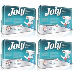 Joly 4x30 Adet XL Belbantlı Hasta Bezi