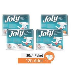 Joly Büyük Boy L 30 Adet 4'lü Paket Belbantlı Hasta Bezi