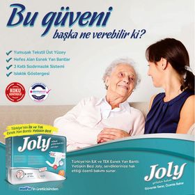 Joly Büyük Boy L 30 Adet 4'lü Paket Belbantlı Hasta Bezi