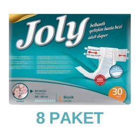 Joly L 8x30'lu Belbantlı Yetişkin Hasta Bezi