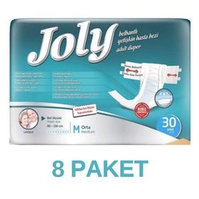 Joly M 8x30'lu Belbantlı Yetişkin Hasta Bezi