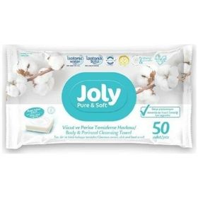 Joly Vücut ve Perine 50 Adet Temizleme Havlusu