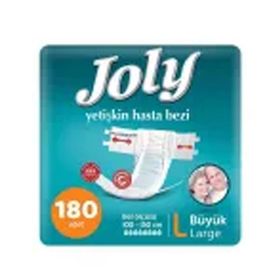 Joly Yetişkin Bel Bantlı L Büyük 180 Adet 6x30 Hasta Bezi