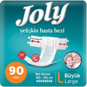 Joly Yetişkin Bel Bantlı L Büyük 90 Adet 3x30 Hasta Bezi