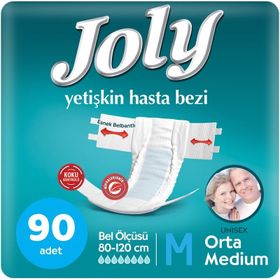 Joly Yetişkin Bel Bantlı M Orta 90 Adet 3x30 Hasta Bezi
