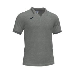 Joma 101588.250 CAMPUS III POLO MELAN Düz Yaka Düz Gri Erkek T-shirt