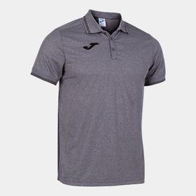 Joma 101588.250 CAMPUS III POLO MELAN Düz Yaka Düz Gri Erkek T-shirt