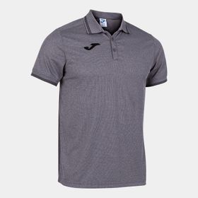 Joma 101588.250 CAMPUS III POLO MELAN Düz Yaka Düz Gri Erkek T-shirt