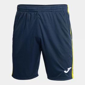 Joma 102252.339 Open III Erkek Lacivert Sarı Tenis Şort