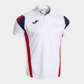 Joma 104302.206 Montreal Erkek Beyaz Kırmızı Polo Yaka Spor Tişört