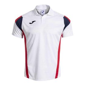 Joma 104302.206 Montreal Erkek Beyaz Kırmızı Polo Yaka Spor Tişört