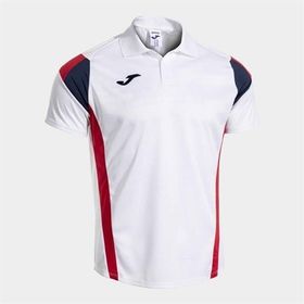 Joma 104302.206 Montreal Erkek Beyaz Kırmızı Polo Yaka Spor Tişört