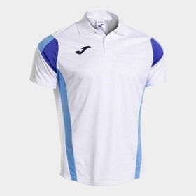 Joma 104302.206 Montreal Erkek Beyaz Mavi Polo Yaka Spor Tişört