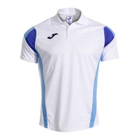 Joma 104302.206 Montreal Erkek Beyaz Mavi Polo Yaka Spor Tişört