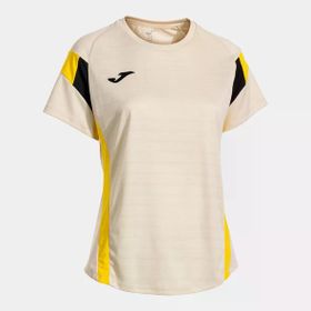 Joma 902518.002 Montreal Kadın Sıfır Yaka Bej Spor Tişört