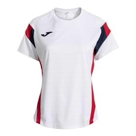 Joma 902518.206 Montreal Kadın Sıfır Yaka Kırmızı Beyaz Spor Tişört